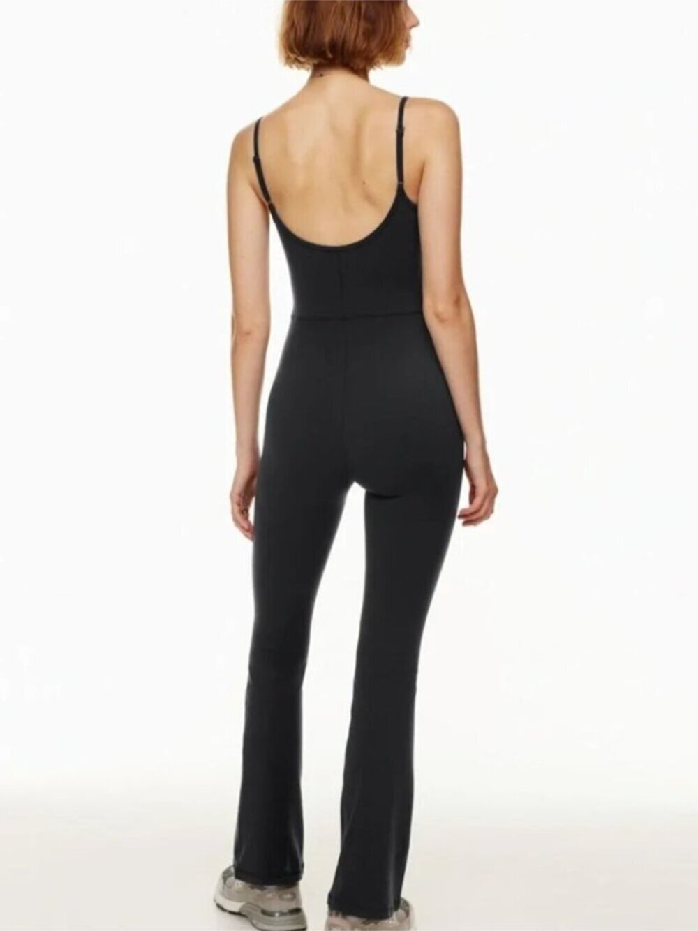 Aritzia Wilfred Free Divinity Kick Flare Jumpsuit Black Size Small - Picture 4 of 8